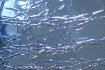 blau, Craqueleé ,Glas,